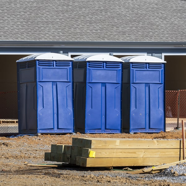 do you offer hand sanitizer dispensers inside the portable toilets in Alexandria AL